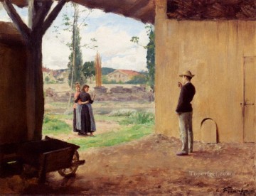  spring Art Painting - Spring Realism Emile Friant